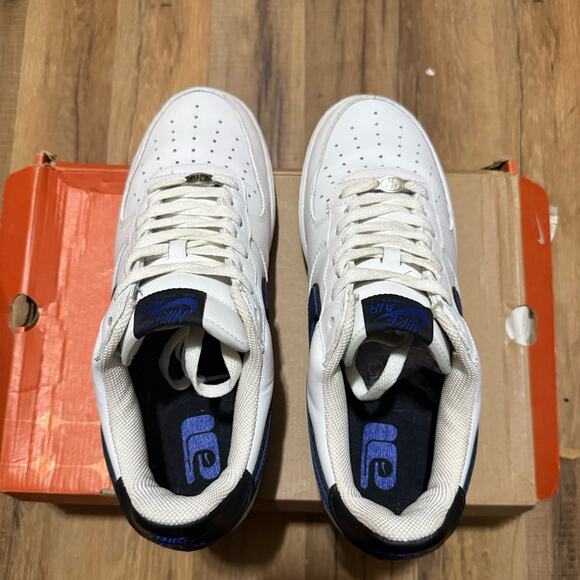 2004 Nike Air Force 1 White Sport Royal Black